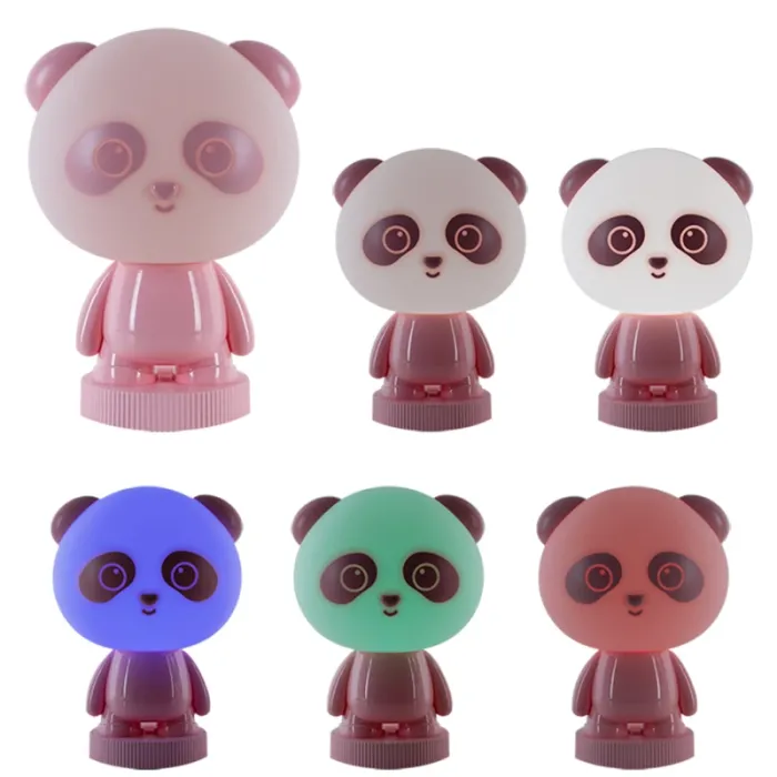 Нічник Kite Світильник LED з акумулятором Panda, рожевий (K24-490-3-2) зображення 4