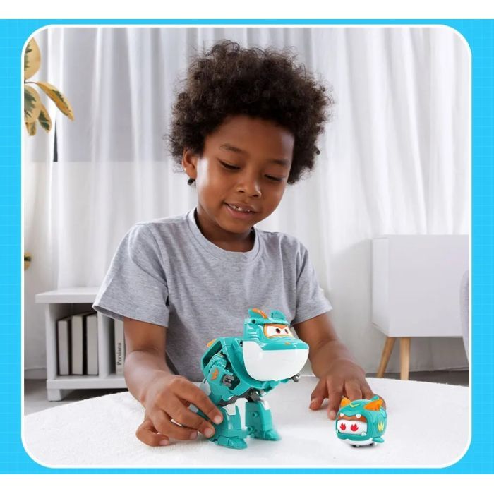 Трансформер Super Wings Transforming Тіно і улюбленець (Tino & Pet) (EU770447) зображення 11