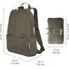 Рюкзак туристический Tucano Compatto Eco XL темно зелений (BPCOBK-ECO-VM) изображение 5