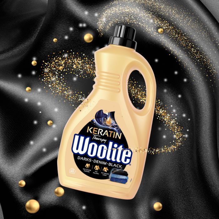 Гель для стирки Woolite Для черных, темных и джинсовых тканей С кератином 4.5 л (5900627056945) изображение 3