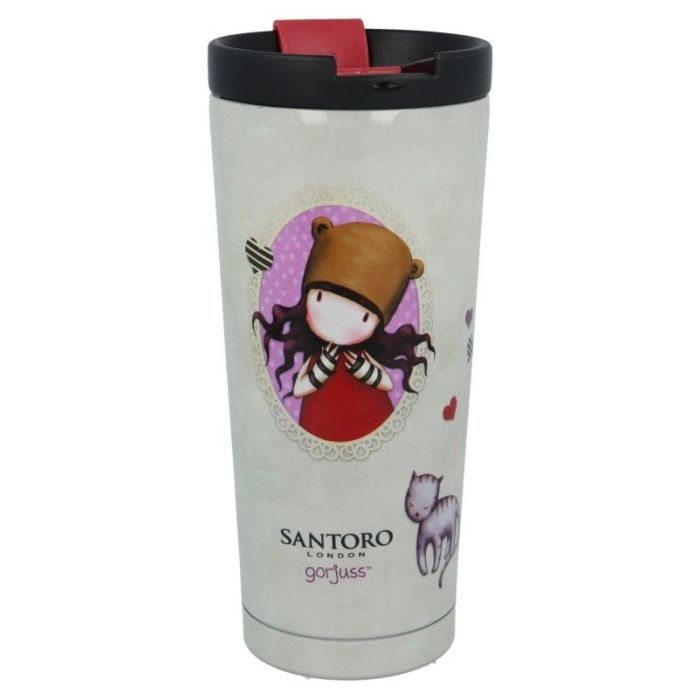 Термокружка Stor Santoro Gorjuss, Steel Coffee Tumbler 425 ml (Stor-00292) изображение 2