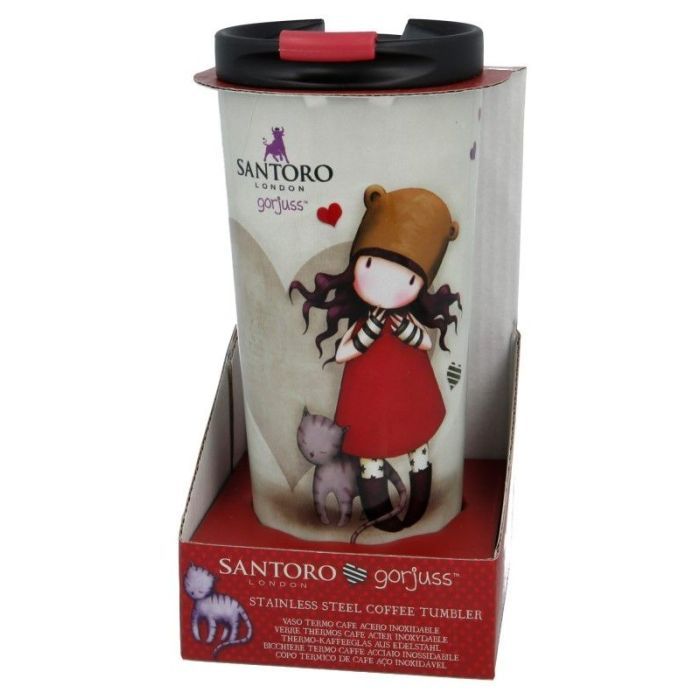 Термокружка Stor Santoro Gorjuss, Steel Coffee Tumbler 425 ml (Stor-00292) изображение 4