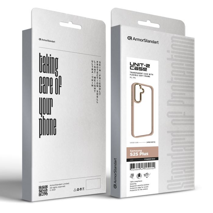 Чехол для мобильного телефона Armorstandart UNIT2 Samsung S25 Plus Titanium Grey (ARM81841) изображение 2