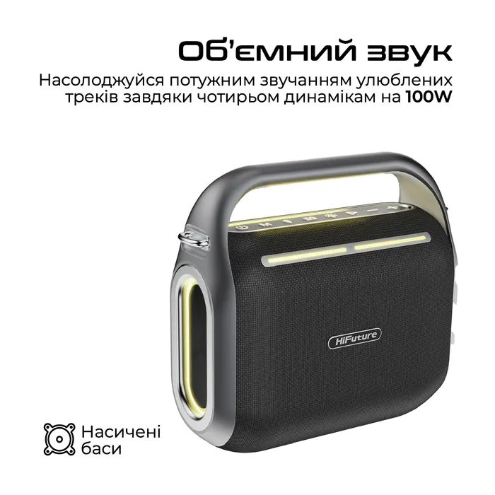 Акустическая система HiFuture Musicbox 200 Black (musicbox200.black) изображение 3