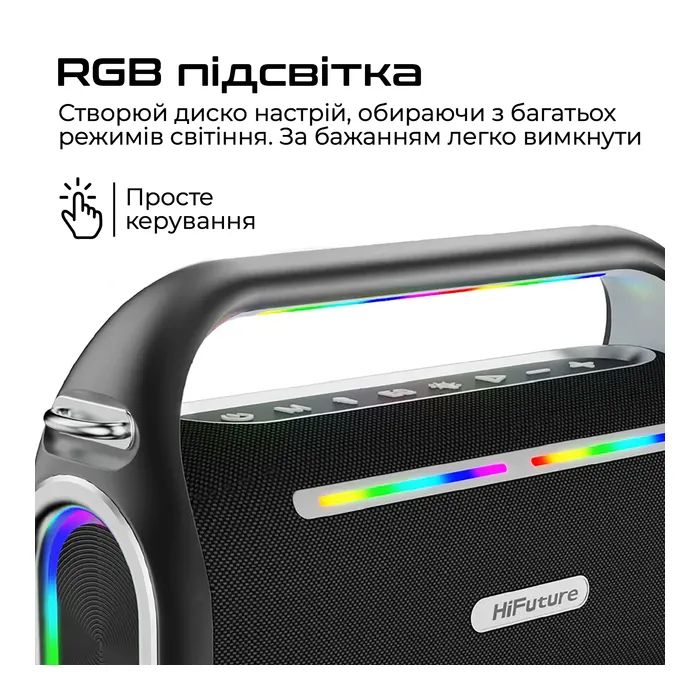 Акустическая система HiFuture Musicbox 200 Black (musicbox200.black) изображение 6