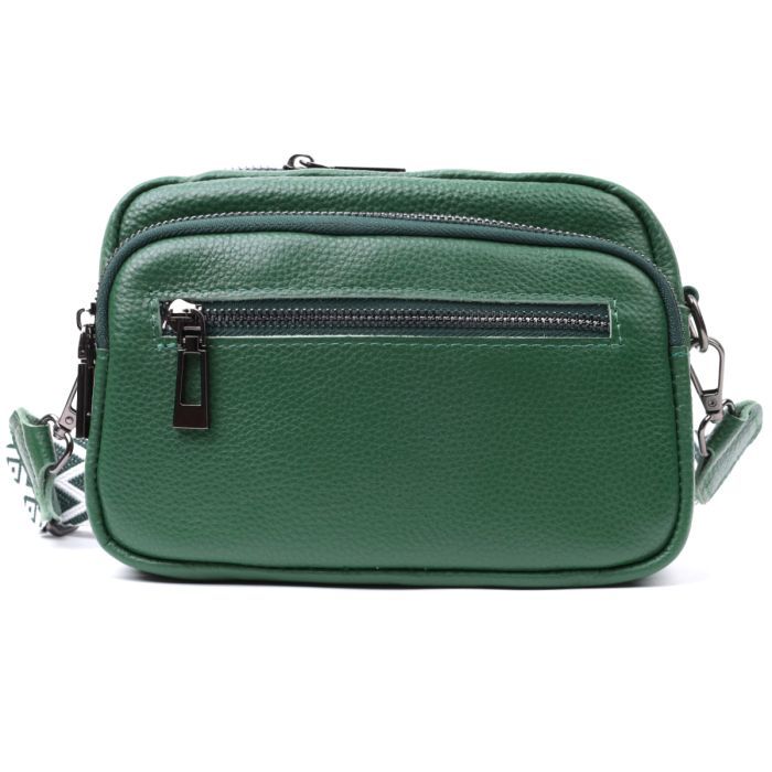 Сумка Vintage Из натуральной кожи Зеленая (22639) изображение 5