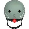 Шлем Scoot&Ride 45-51см, зеленый, с фонариком (SR-181206-GREENLINES) изображение 5