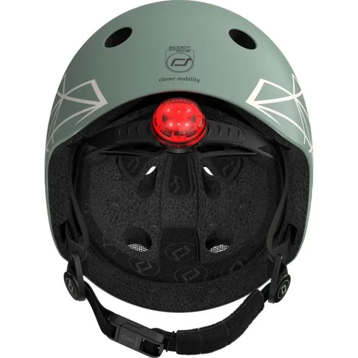 Шлем Scoot&Ride 45-51см, зебра, с фонариком (SR-181206-ZEBRA) изображение 6