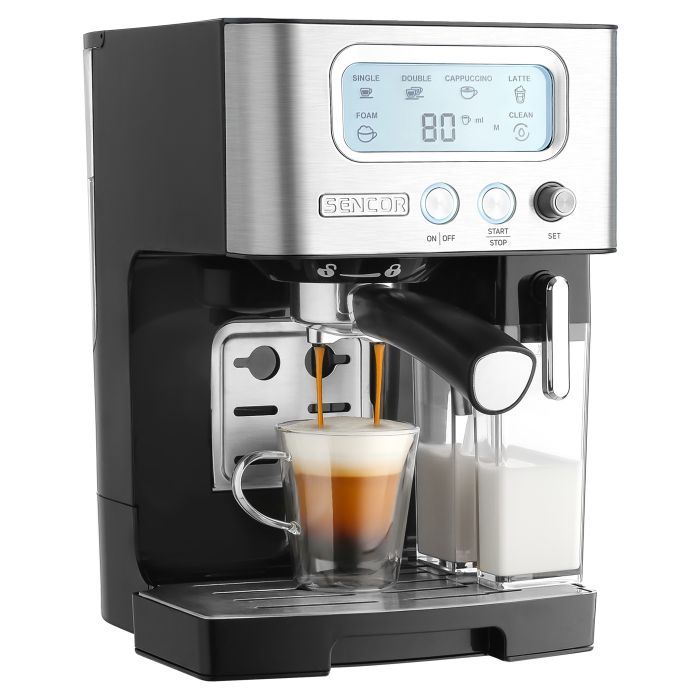 Рожковая кофеварка эспрессо Sencor SES4090SS изображение 4