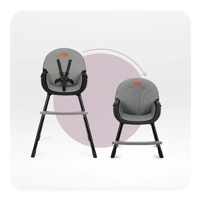 Стілець для годування MoMi Reki 2в1 Grey (KRKA00034) зображення 4