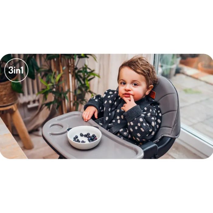 Стілець для годування MoMi Reki 2в1 Grey (KRKA00034) зображення 9