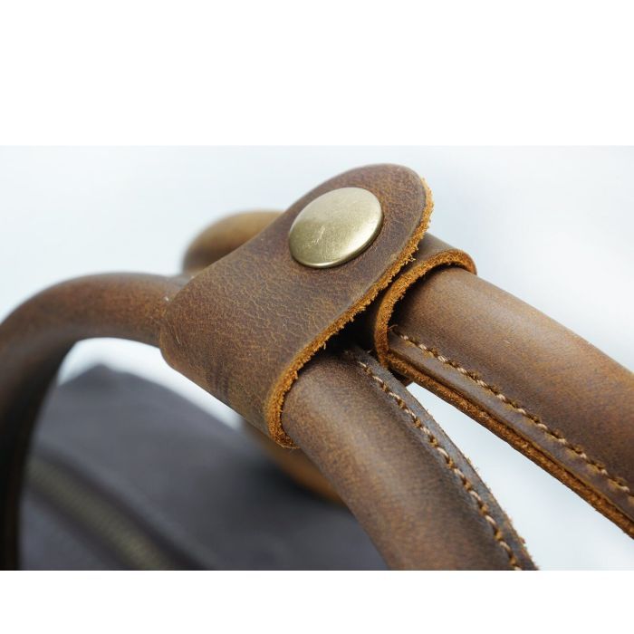 Сумка Vintage Текстильна Сіра (20062) зображення 10