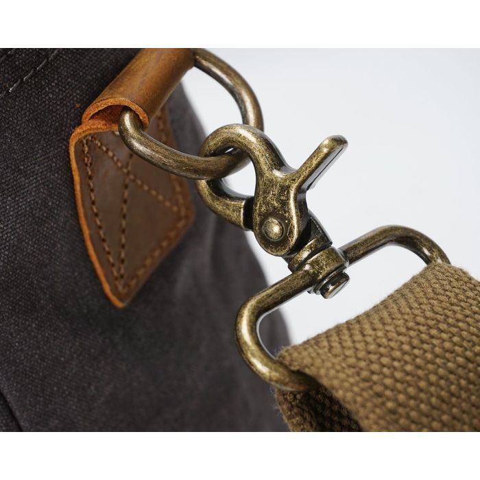 Сумка Vintage Текстильна Сіра (20062) зображення 12