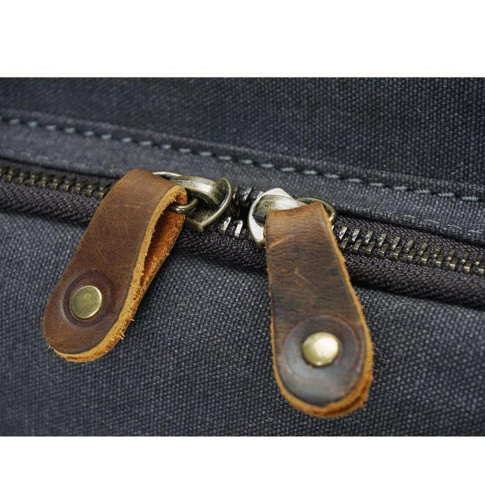 Сумка Vintage Текстильна Сіра (20062) зображення 8