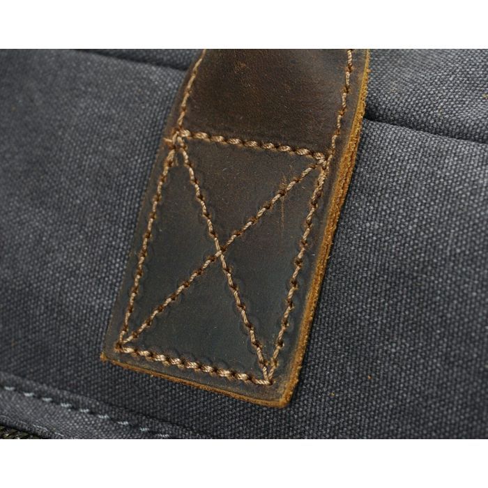 Сумка Vintage Текстильна Сіра (20062) зображення 9