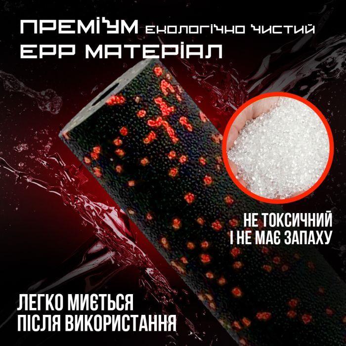 Масажный ролик PowerPlay PP-4346 Mini EPP Foam Roller 15x5,3см Чорно/Синій (PP_4346_Blue_(15*5)) изображение 7
