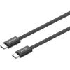 Дата кабель USB-C to USB-C 1.0m 60W Magnet Braided Black Canyon (CND-CCMG60AB15B) изображение 5
