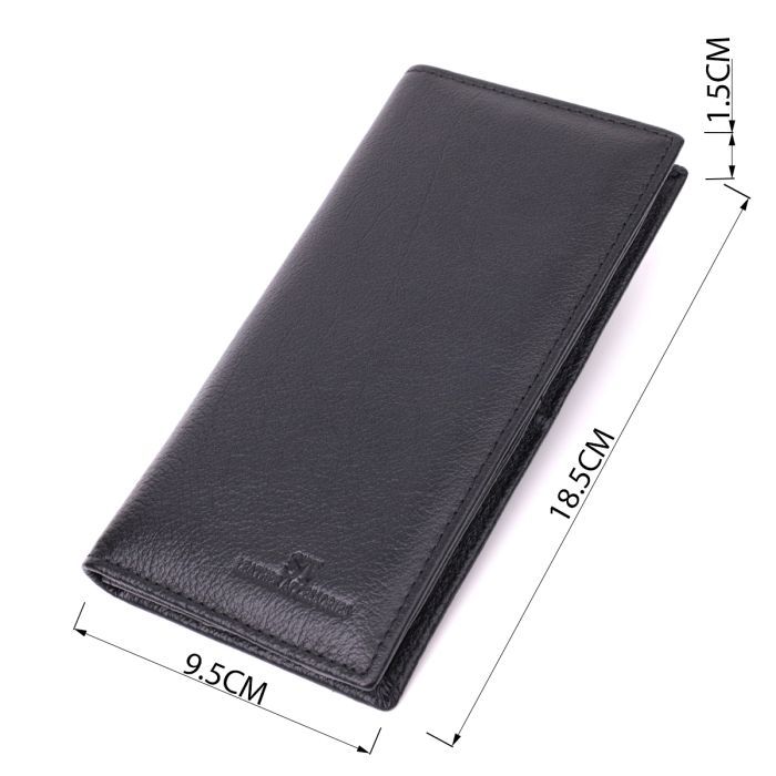 Кошелек ST Leather Из натуральной кожи Черный (22540) изображение 4
