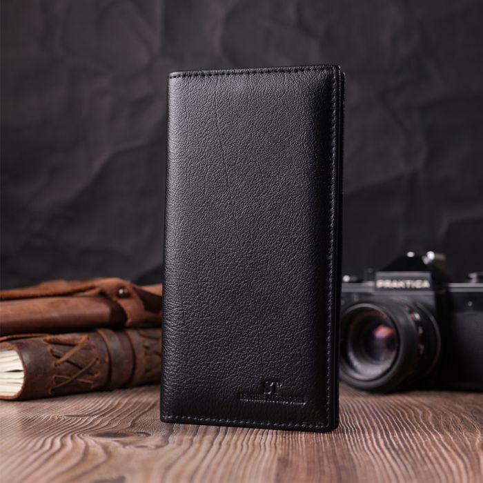 Кошелек ST Leather Из натуральной кожи Черный (22540) изображение 8