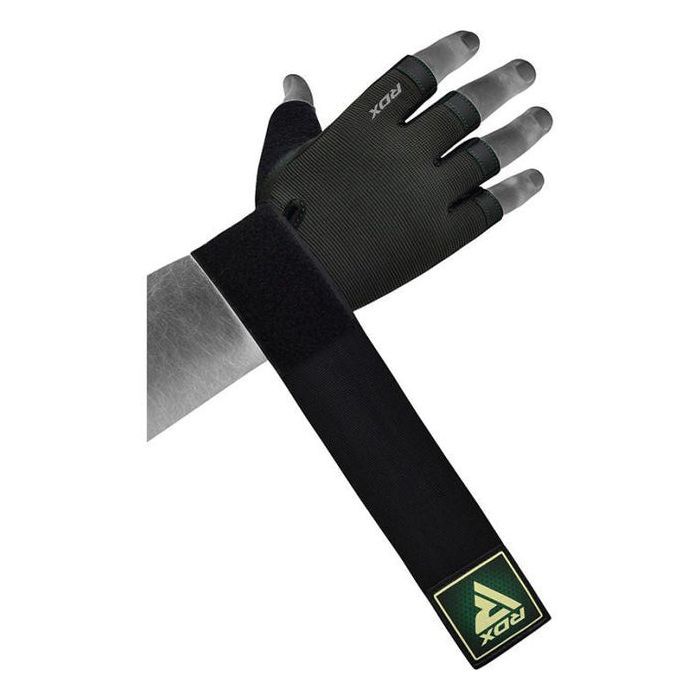 Перчатки для фитнеса RDX T2 Half Army Green Plus XL (WGA-T2HA-XL+) изображение 3