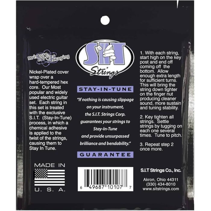 Струни для гітари SIT Strings S1052 (10-52) (226915) зображення 2