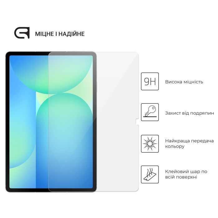 Стекло защитное Armorstandart Glass.CR Samsung Tab S10 FE+ (SM-X620/X626) Clear (ARM85349) изображение 2