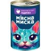 Консервы для кошек М'ясна Миска кусочки в соусе с индейкой 415 г (4820255192185)