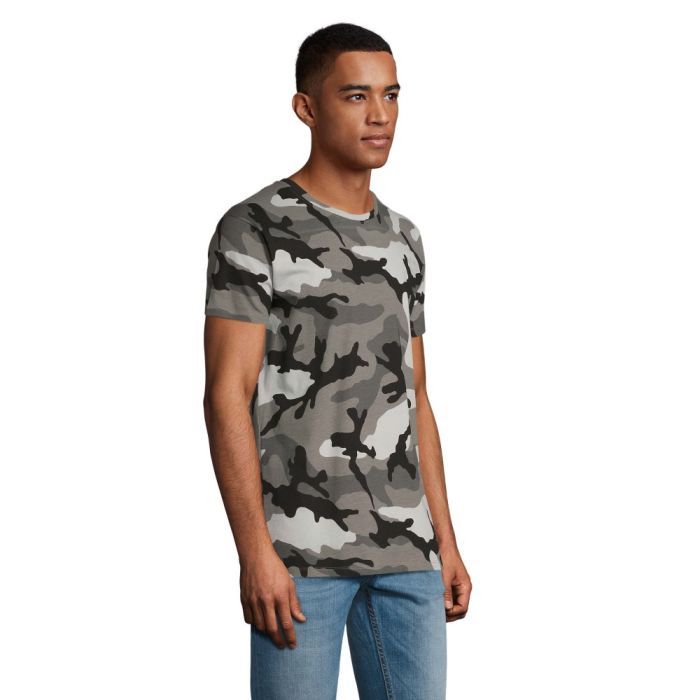 Футболка Sol's Camo men сірий камо M (01188521M) изображение 2