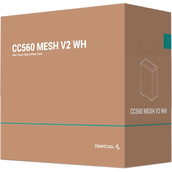 Корпус Deepcool CC560 MESH WH V2 изображение 12