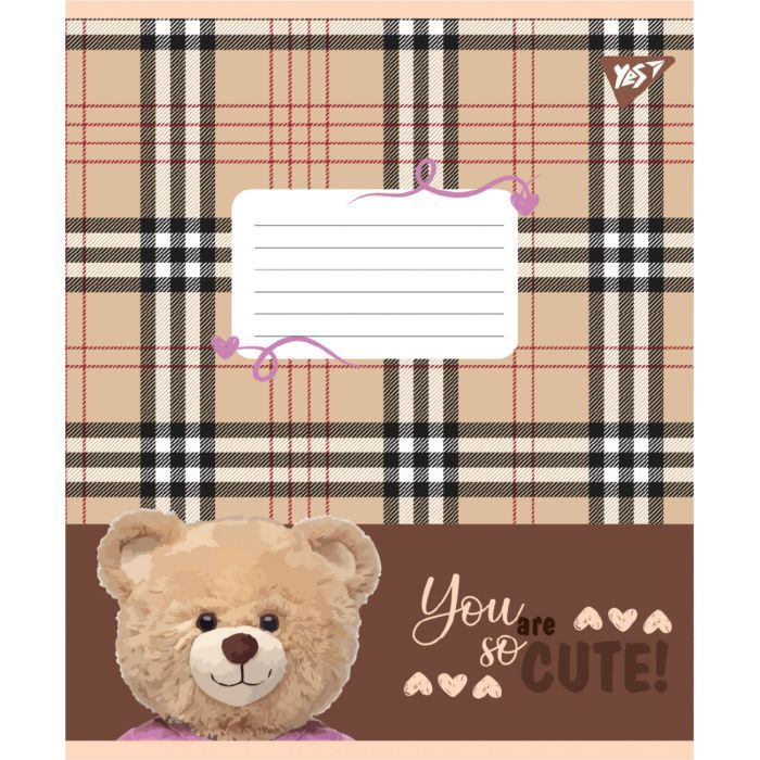 Тетрадь Yes Yes You are cute А5 12 листов клетка (767891) изображение 2