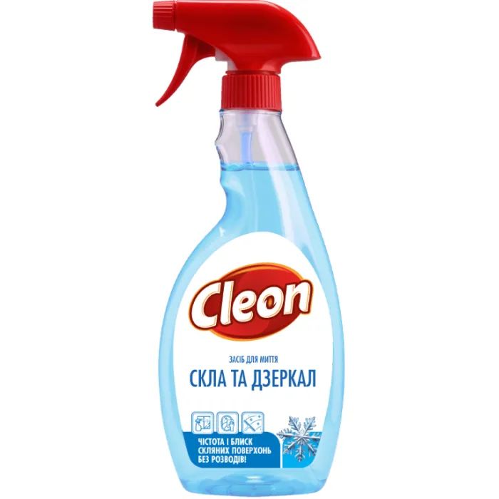 Засіб для миття скла Cleon Морозна свіжість 500 мл (4820289450121)
