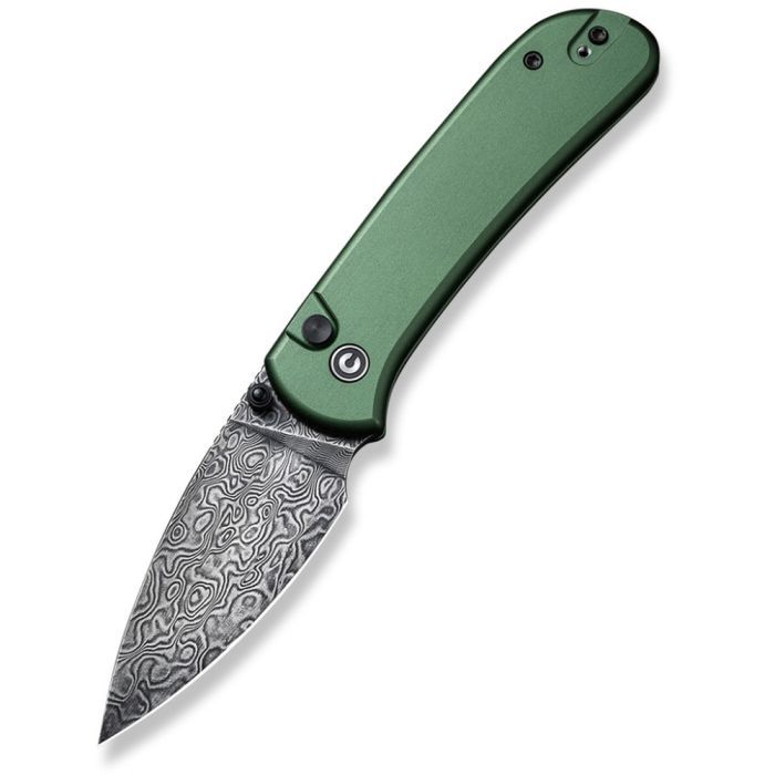 Нож Civivi Qubit, Green Aluminum, Damascus (C22030E-DS1) изображение 2