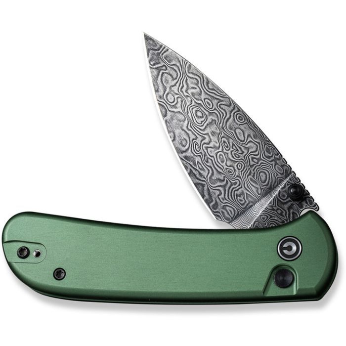 Нож Civivi Qubit, Green Aluminum, Damascus (C22030E-DS1) изображение 5