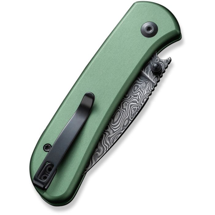Нож Civivi Qubit, Green Aluminum, Damascus (C22030E-DS1) изображение 7