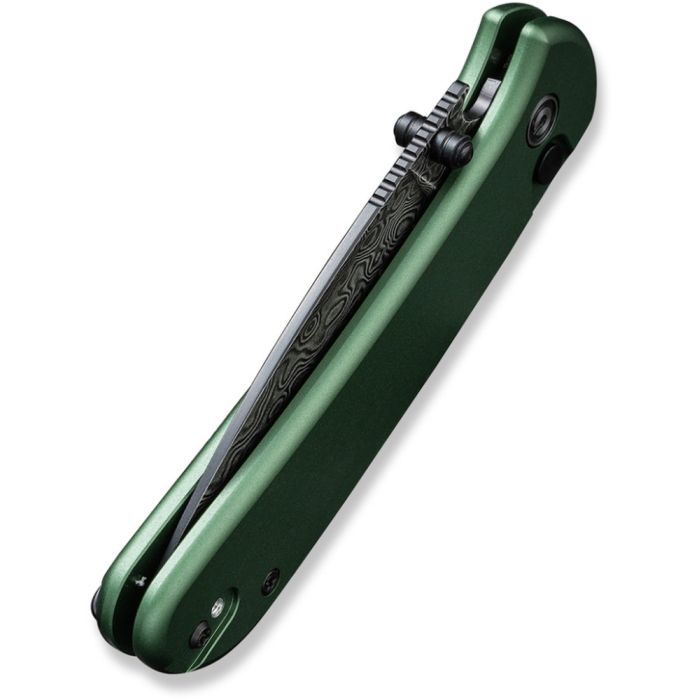 Нож Civivi Qubit, Green Aluminum, Damascus (C22030E-DS1) изображение 8
