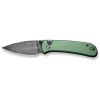Нож Civivi Qubit, Green Aluminum, Damascus (C22030E-DS1)