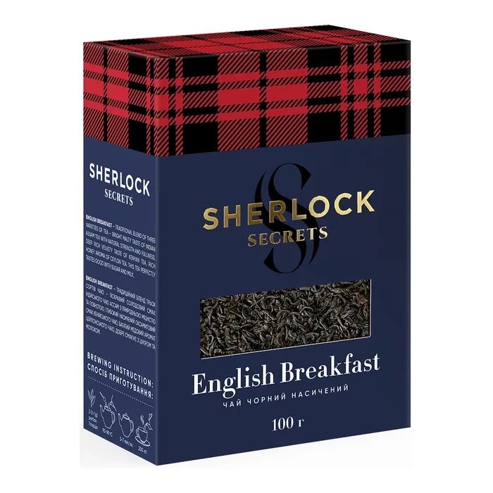 Чай Sherlock Secrets English Breakfast черный листовой 100 г (shs.00902) изображение 6