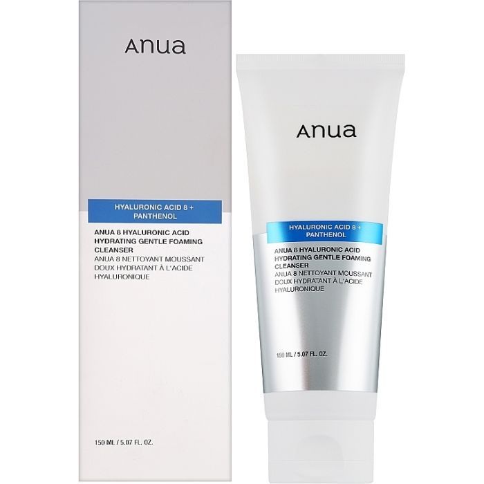 Пенка для умывания Anua 8 Hyaluronic Acid Hydrating Gentle Foaming Cleanser 150 мл (8809640735561) изображение 2