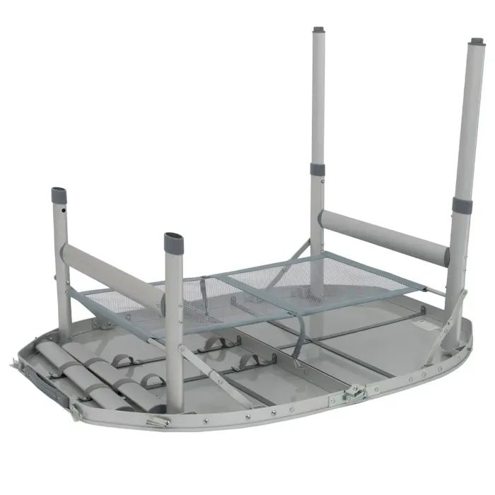 Туристичний стіл Bo-Camp Premium Oval 100x70 cm Grey (1404424) (DAS303284) зображення 5