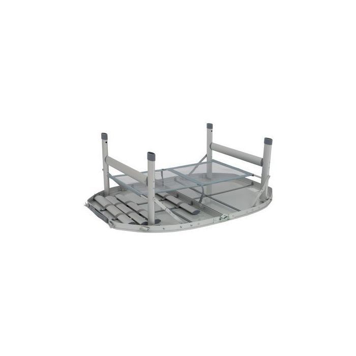 Туристичний стіл Bo-Camp Premium Oval 100x70 cm Grey (1404424) (DAS303284) зображення 6