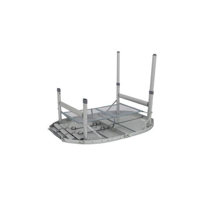 Туристичний стіл Bo-Camp Premium Oval 100x70 cm Grey (1404424) (DAS303284) зображення 7