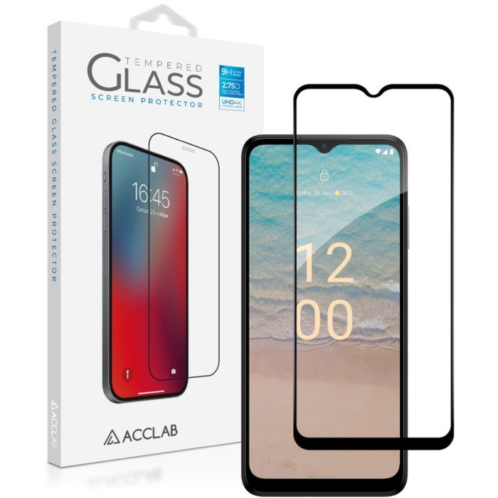 Стекло защитное ACCLAB Full Glue Nokia G22 Black (1283126582158)