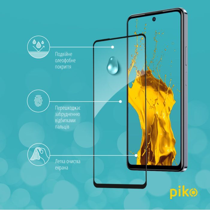 Скло захисне Piko Full Glue Infinix Hot 40 Black (1283126589201) зображення 4