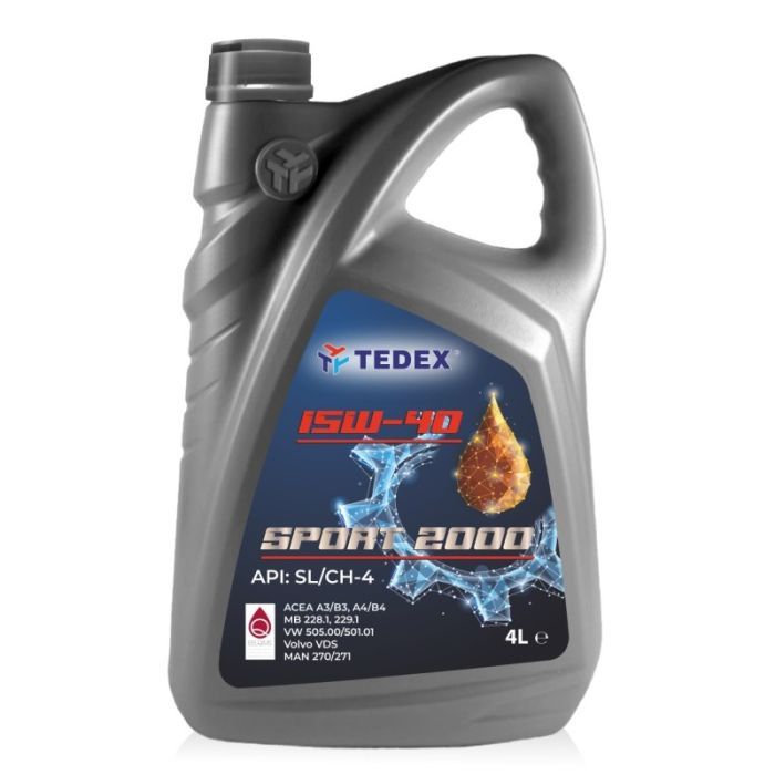 Моторное масло TEDEX SPORT 2000 SL/CH-4 15W40 4л (1606)
