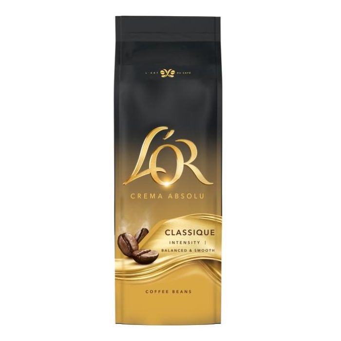 Кава L'OR Crema Absolute Classic в зернах 1 кг (8711000400791)