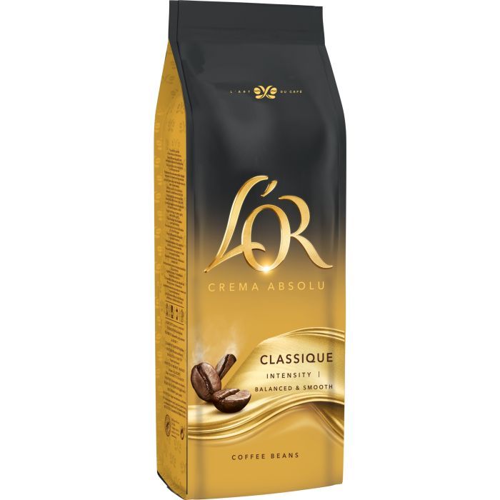 Кава L'OR Crema Absolute Classic в зернах 1 кг (8711000400791) зображення 2