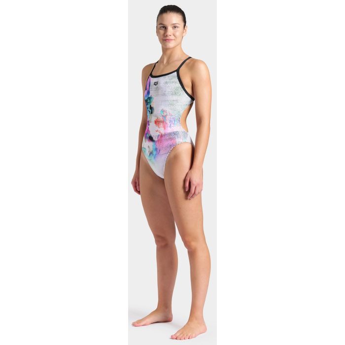 Купальник Arena Airbrush Swimsuit Challenge Ba 007912-510 білий, чорний, мультикольор 40 (3468337391487) изображение 5