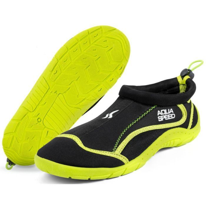 Аквашузи Aqua Speed Aqua Shoe Model 704-18 чорний, жовтий 36 (5908217691606)
