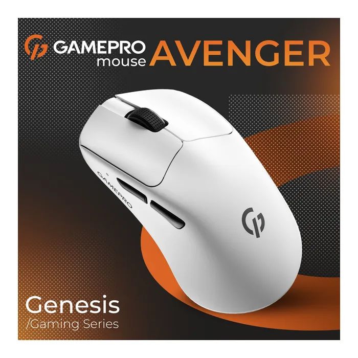 Мышка GamePro Genesis Avenger Wireless/Bluetooth/USB White (GM096W) изображение 5