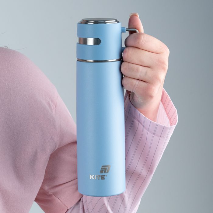 Термос Kite 500 мл блакитний (K25-1224-2) зображення 6